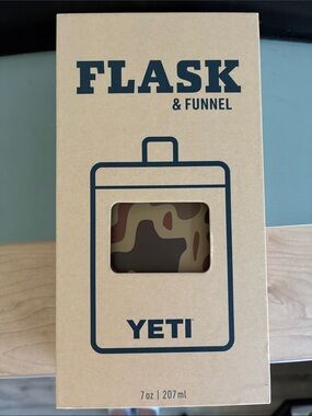Limited Edition Yeti Flask - Tan Wetlands Camo